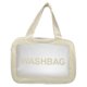 thumbnail image 1 of 1 Pc Bolsa de Maquillaje Grande y Conveniente para Mujeres para Vacaciones, Camping y Viajes de Negocios Beige-L, 1 of 4