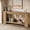 Natural, variant on Tribesigns 70.9-Inch 2-Tier Farmhouse Console Table, Extra Long Sofa Table with Storage for Entryway, Hallway, Living Room, Rustic Brown