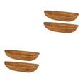 thumbnail image 1 of relayinert COCO LINER Balcony Flower Box Porch Fence Deck Replacement Liners Brown 24 Inch 2Set, 1 of 6