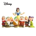 thumbnail image 2 of Disney-figuras de acción de Blancanieves y los siete enanitos, 8 piezas, muñecos de 8cm, juguetes de colección para niños, regalo de cumpleaños Gong Bohan LED, 2 of 2