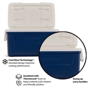 Igloo 48 QT Laguna Hard Sided Ice Chest Cooler, Navy