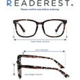 thumbnail image 4 of Readerest Blue Light Blocking Reading Glasses Rose Tortoise 200, 4 of 6