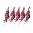 Ludlz 5Pcs/Set Green Artificial Eucalyptus Leaf Plant Vine Garden Balcony Home Decor - Walmart.com