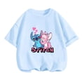 thumbnail image 2 of Camiseta de verano para niños, camiseta de Stitch Kawaii, camiseta de Stitch para niñas, ropa informal de dibujos animados de Disney Stich, traje de camión para niños y niñas, 2 of 5