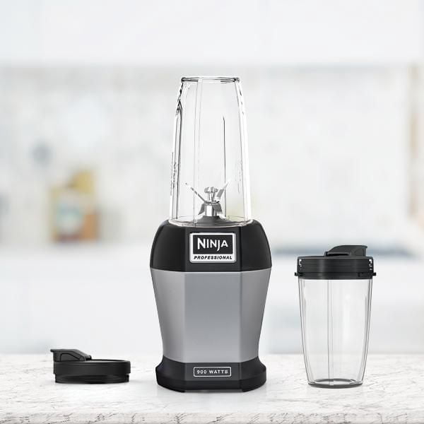 Ninja BL450C, Nutri Ninja Pro Single Serve Blender, Black/Silver
