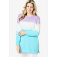 thumbnail image 4 of Woman Within Plus Size Tie-Dyed Knit Sweatshirt Tunic, 4 of 6