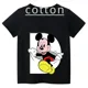 thumbnail image 2 of 2024 Nueva camiseta de verano con combinación de letras para niños de alta calidad Disney Mickey Mouse Font ABCDEF camiseta de manga corta para niños, 2 of 5