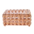 thumbnail image 2 of Napkin Storage Box, Tissue Dispenser Light Luxury Fully Handmade  Glass  For Bedroom, 2 of 8