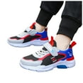 thumbnail image 3 of YOUSNH Boys Girls Shoes Kids Tennis Athletic Running Walking Lightweight Sneakers for Little/Big Kid Kids Shoes Red 12, 3 of 9