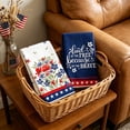 thumbnail image 4 of EGNMCR 2PC Independence Day Themed Kitchen Dishes Towels/Hand Towels Highly Absorbent Patriotic Decorative Dishes Towels For Home Suitable For Cooking And Baking Polyester fiber towels, 4 of 5