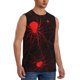 thumbnail image 2 of Fotbe Red Spider On The Web Men's Camiseta sin Mangas Estampada para Hombres, Playera Casual para Gimnasio, Entrenamiento, Playa-X-Large, 2 of 7