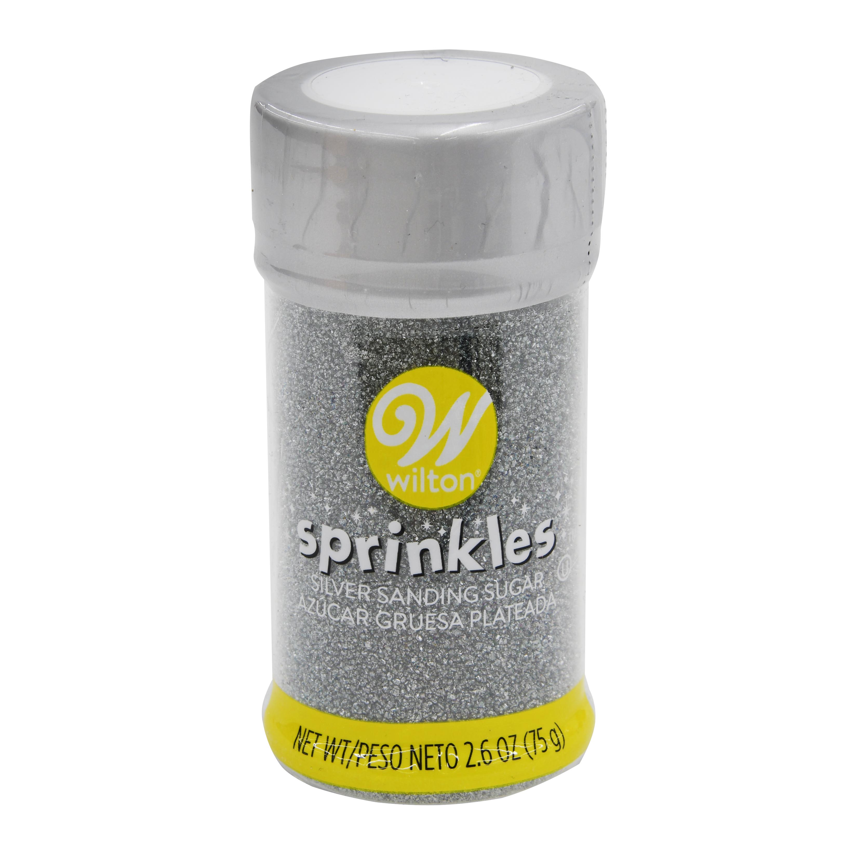 Wilton Silver Sanding Sugar Sprinkles, 3.25 oz.