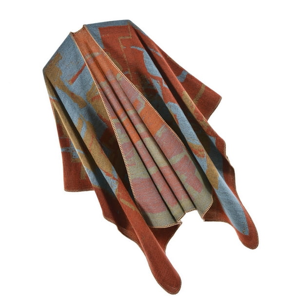 Guardurnaity Abrigo para el cuello Bufanda de invierno Ponchos cálidos Diseño engrosado Manta multifuncional Acrílico Suministros para mujeres Mantón Accesorios de disfraces Tipo 5 Guardurnaity AP007116-05