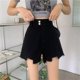 thumbnail image 5 of Pantalones cortos de cintura alta para mujer, de verano, combinables, para fiesta, elegantes, con botones, a la moda, sencillos, estilo coreano, elegantes, sexys y cómodos., 5 of 6