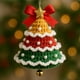 thumbnail image 1 of Hand-Knitted Christmas Ornaments Christmas Tree Decoration Pendant Christmas Pendant, 1 of 4