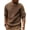 Coffee, variant on dGslk Mens Classic Crew Neck Knit Sweater Long Sleeve Pullover Lightweight Casual Slim Fit Soft Warm Jumper for Autumn Winter Spring Army Green L