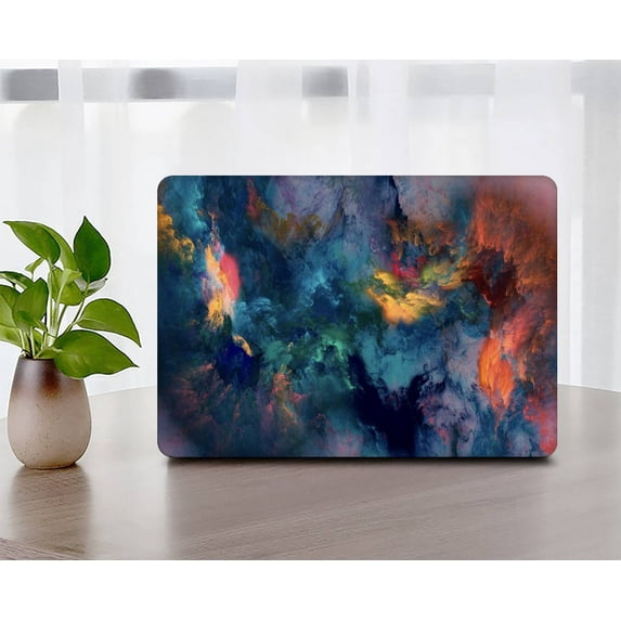 KSK KAISHEK Plastic Hard Shell Case Cover for 2023/2022/2021 Released MacBook Pro 14" XDR Display & Touch ID Model: M2 A2779 A2442 M1 Colorful A 29