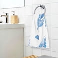 thumbnail image 6 of GZHJMY Jewelled Feather Cotton Towels Set 2 Pcs Absorbent Hand Towel Face Towels Kitchen Towels Bath Towels for Bathroom Laundry Room Kitchen 16 x 28 Inches, 6 of 7
