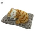 thumbnail image 3 of Plush Simulation Cat Stuffed Toy Home Car Decor Embedded Bamboo Charcoal Bag, 3 of 6