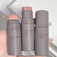thumbnail image 3 of Double Head Sponge Monochrome Powder Blusher Lip And Natural Blusher Durable Rouge Cheek Matte, 3 of 3
