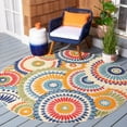 thumbnail image 1 of SAFAVIEH Cabana Marina Suzani Outdoor Area Rug, 1 of 9