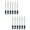 Slanted head, variant on 3. High-Capacity Marker Barrels Set for Artists, 10PC Smooth-Flow Refillable Drawing Tools