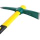 thumbnail image 4 of 2 azadas de 15 pulgadas para trabajo pesado, pico de deshierbe forjado con mango de goma de absorción de impactos, herramienta de mano de jardinería, hachas para excavar Prospe, 4 of 5