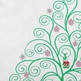 thumbnail image 2 of 16" x 16" Simply Daisy Decorated Filigree Tree Polyester Indoor/Outdoor Pillow, Bright Green Qty 1, 2 of 3