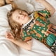 thumbnail image 5 of Balery Happy Fall Y'All Conjunto de Pijama Infantil de Manga Corta con Estampado – Ropa de Dormir de Algodón Suave-Medium, 5 of 6