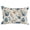 Blue, variant on Blue Flowers Throw Pillow Cover 24 x 36 Inch Decorative Pillow Cover Spring Floral Brown Leaves Botanical Retro Beige Lumbar Pillowcase Seasonal Rectangle Cushion Case for Couch Sofa Bed Living Room