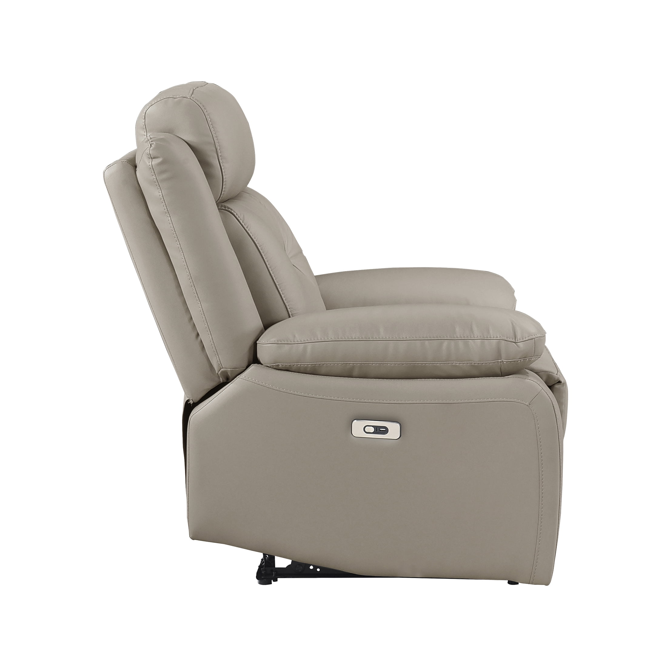 OakvillePark Trevellan Leather Power Reclining Chair, Latte