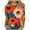 Multicolor, variant on Women's T Shirts 3/4 Sleeve Plant Printed Tees Graphic Loose Summer Tops Blue S