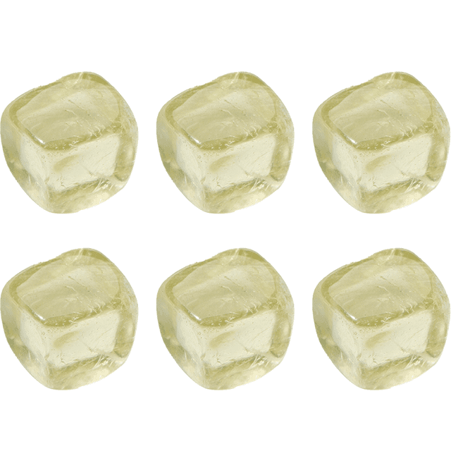 6 piezas de cristal natural de hielo en bruto tártaro-citrino Adepaton CPB-DE-LYY1268-9