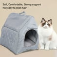 thumbnail image 3 of Camas para Gatos para Gatos de Interior, Tienda de Campaña Suave y Cómoda para Gatos, Cueva para Gatos para Gatitos y Mascotas Pequeñas, Escondite para Todas Las Estatos, 3 of 7