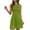 Green(NEW), variant on Patlollav Womens Solid Color Sleeveless Button Casual Elegant Dress