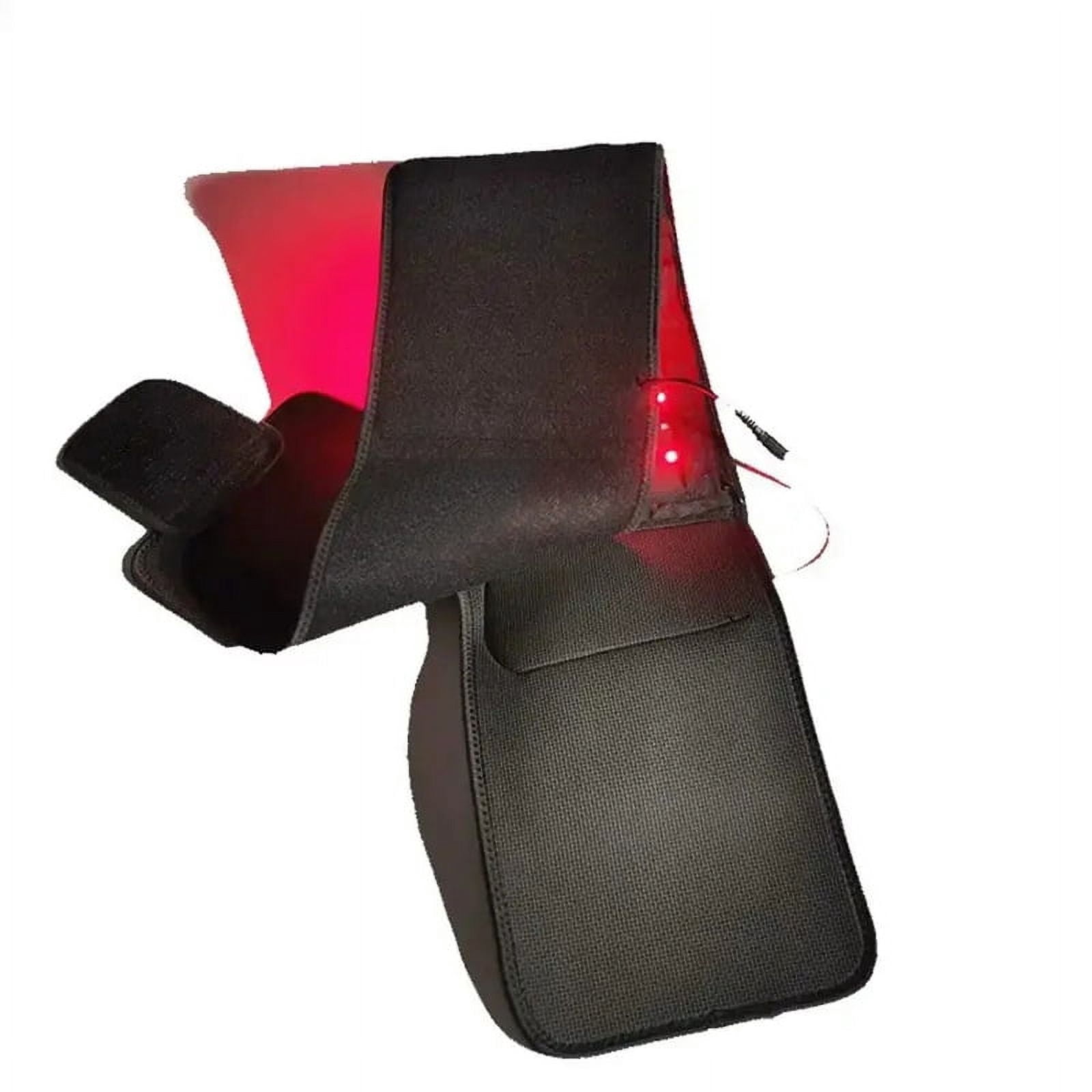 Infra Red Light Belt Lower Back Vibration Massager Heating Pad Waist Fitness Shoulder Muscle Relax WeightLoss Infrared Wrap LED Near Red Light Device Home Use