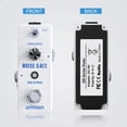thumbnail image 2 of Pedal de efecto Ammoon NOISE GATE Reducción de ruido Pedal de efecto de guitarra 2 modos (duro / suave) Full Metal Shell True Bypass para bajo guitarra eléctrica Tomshoo Pedal de efecto, 2 of 6