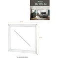 thumbnail image 7 of Kings Brand Furniture 6-Piece Queen Bedroom Set – Gray Wood Frame, Faux Leather Headboard, Bed, Dresser, Mirror, Chest & 2 Nightstands, 7 of 7