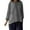 Grey, variant on yunLCZ Womens Long Sleeve Shirts Women's 202 Nine Point Sleeve Round Neck Cotton Linen Loose Casual Versatile Shirt Top T Shirt Womens Long Sleeve Shirts