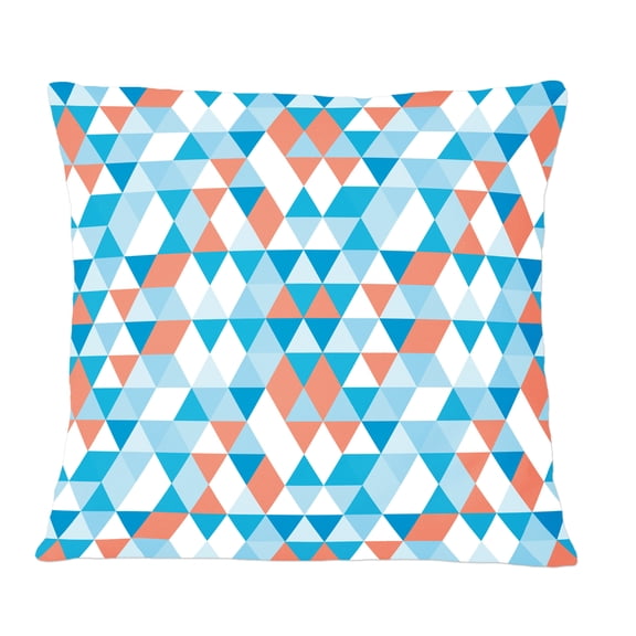 Designart Triangular Retro Design II' Mid-Century Modern Throw Pillow - 12x20
