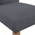 thumbnail image 6 of Finch Westport Tufted Armless Dining Side Chairs, Cottage Gray (Set of 2), 6 of 13