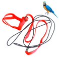 thumbnail image 1 of QualitChoice Parrot Harness Leash Anti-bite Traction Rope Strap Outdoor Training Ropes for Parrots Birds, 1 of 6