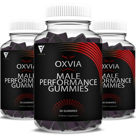 (3 Pack) Oxvia Advanced Performance Support Gummies, Oxvia Daily Overall Energy Support Supplement (3 Month Supply)