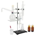 thumbnail image 3 of 500ml Distillation Apparatus for Home Glass Steam Distillation Apparatus Kit Distilling Set with Flask Essential Oil Extraction Maker Organic Chemistry Lab Glassware Equipment, 3 of 7