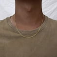 thumbnail image 5 of Gold Chain Necklace for Women, 14k Gold Plated Thin Beaded Wave Box Chain Necklace Dainty Gold Necklace Simple Layered Gold Choker Necklaces Minimalist Gold Link Chain Trendy Jewelry for Women, 5 of 15
