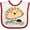 White and Red, variant on Inktastic Happiest Lil' Pierogi Boys or Girls Baby Bib