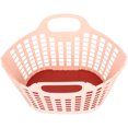 thumbnail image 1 of IFANLANDOR Cesta Plástica Portátil Rosa Con Agujereado Para Y Verduras En Cocina, 1 of 5
