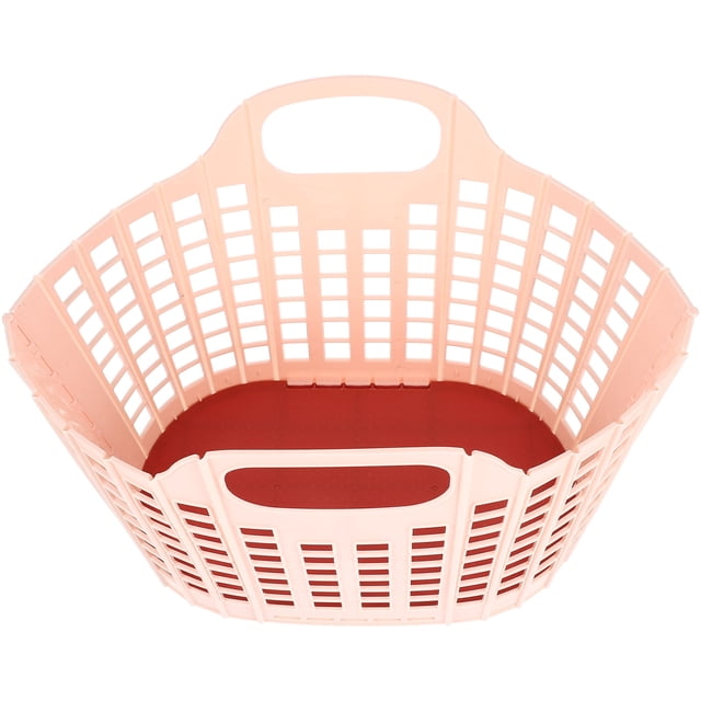 IFANLANDOR Cesta Plástica Portátil Rosa Con Agujereado Para Y Verduras En Cocina