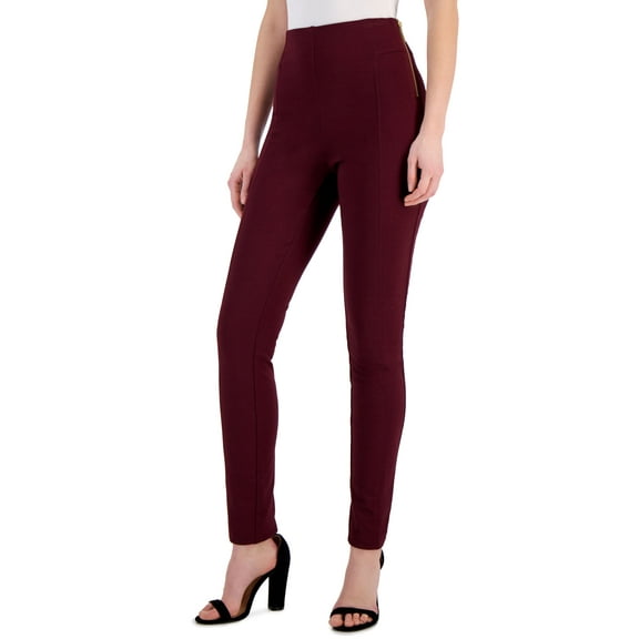 INC International Concepts High Waist Skinny Pants Port 10