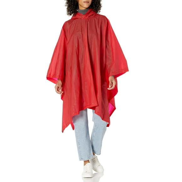 totes womens Hoodie raincoats, Red, One Size US